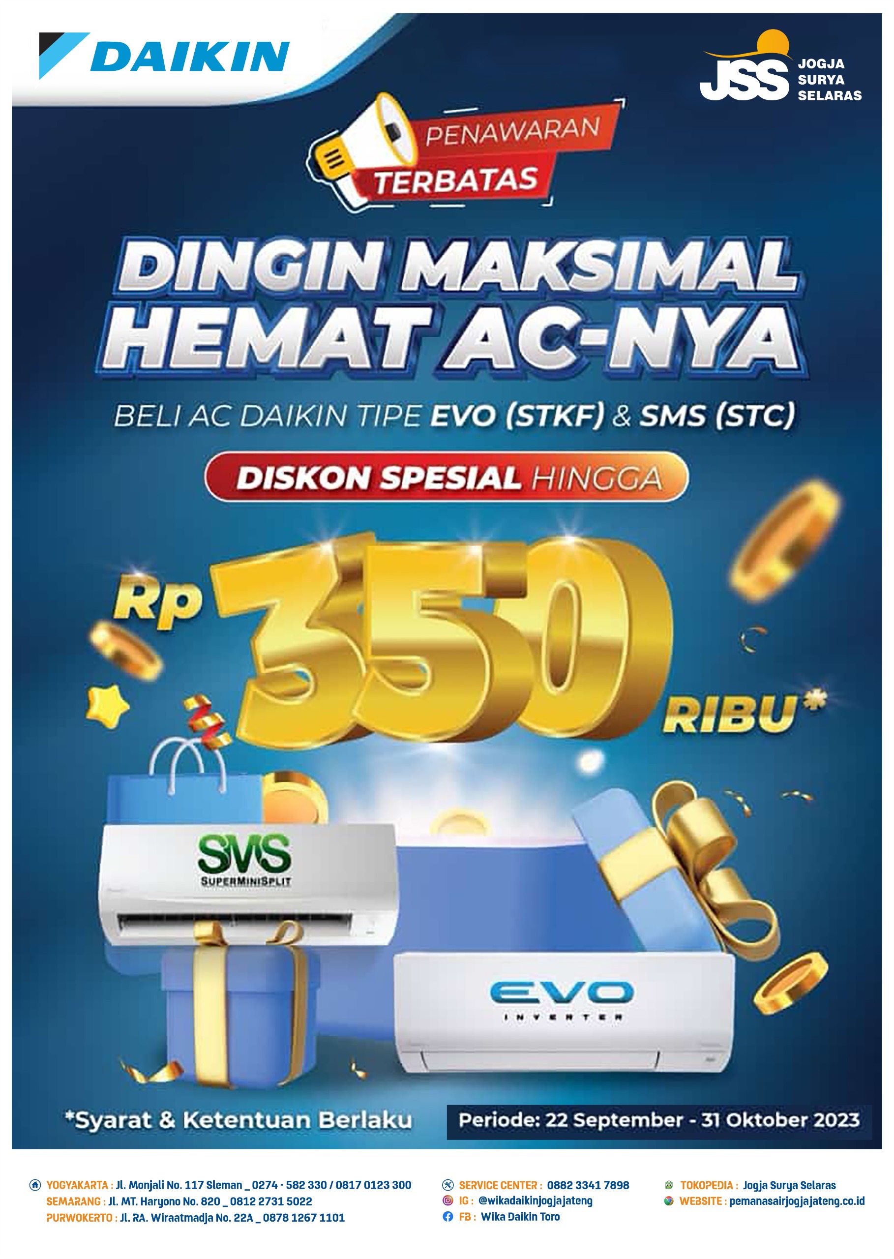 Dingin maksimal hemat ac-nya